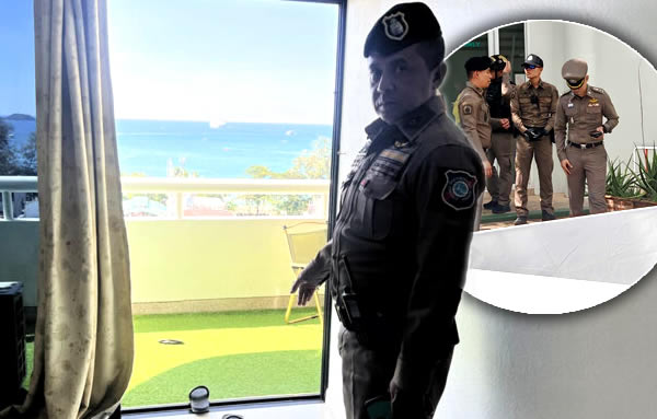 Police in Phuket probe death of tourist who checked into a hotel room and hours later fell off a balcony