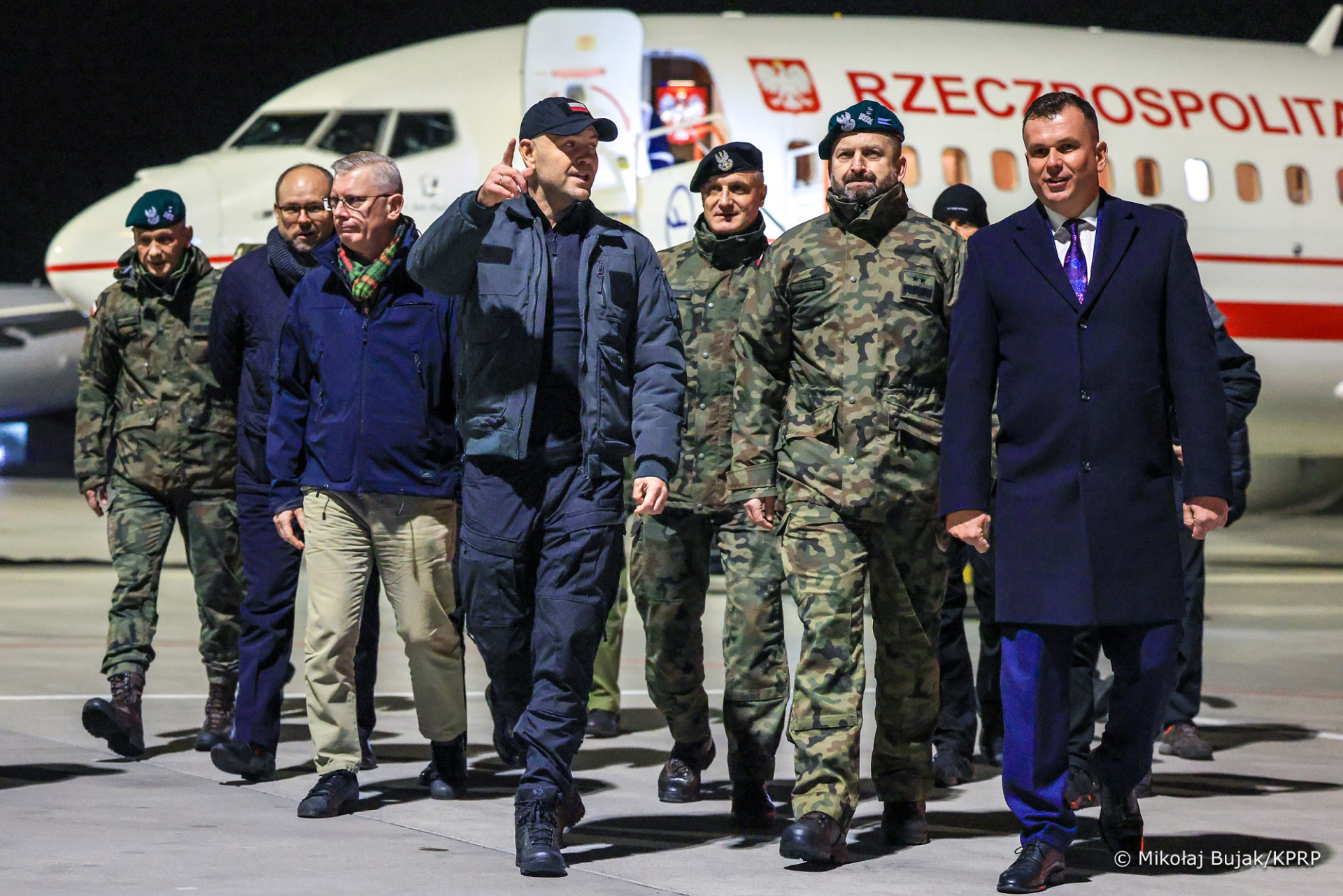 Karol Nawrocki in Jasionka