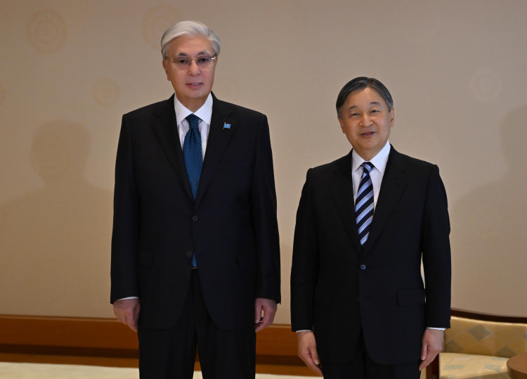 President Tokayev Meets Japan’s Emperor Naruhito During First Official Visit