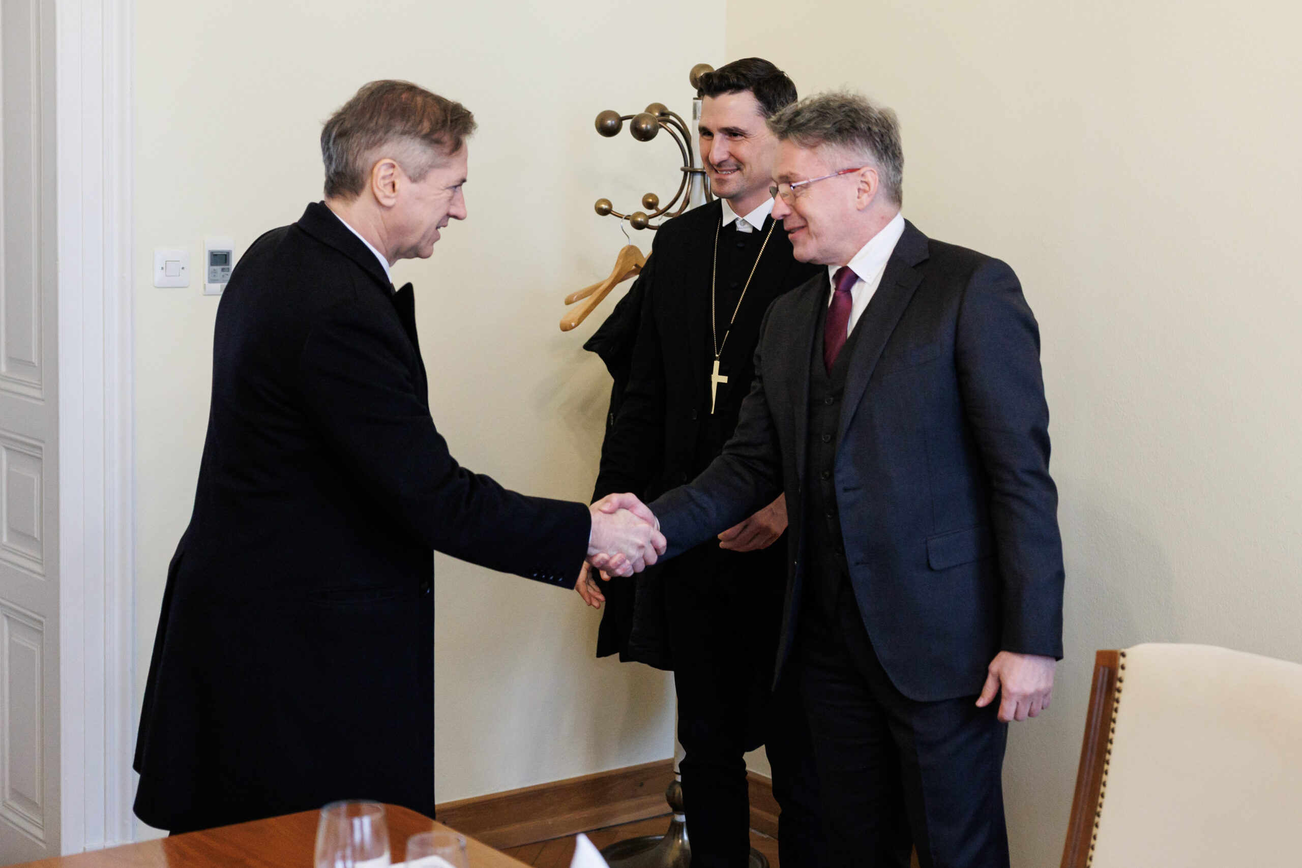 Prime Minister Golob today hosted Evangelical Bishop
