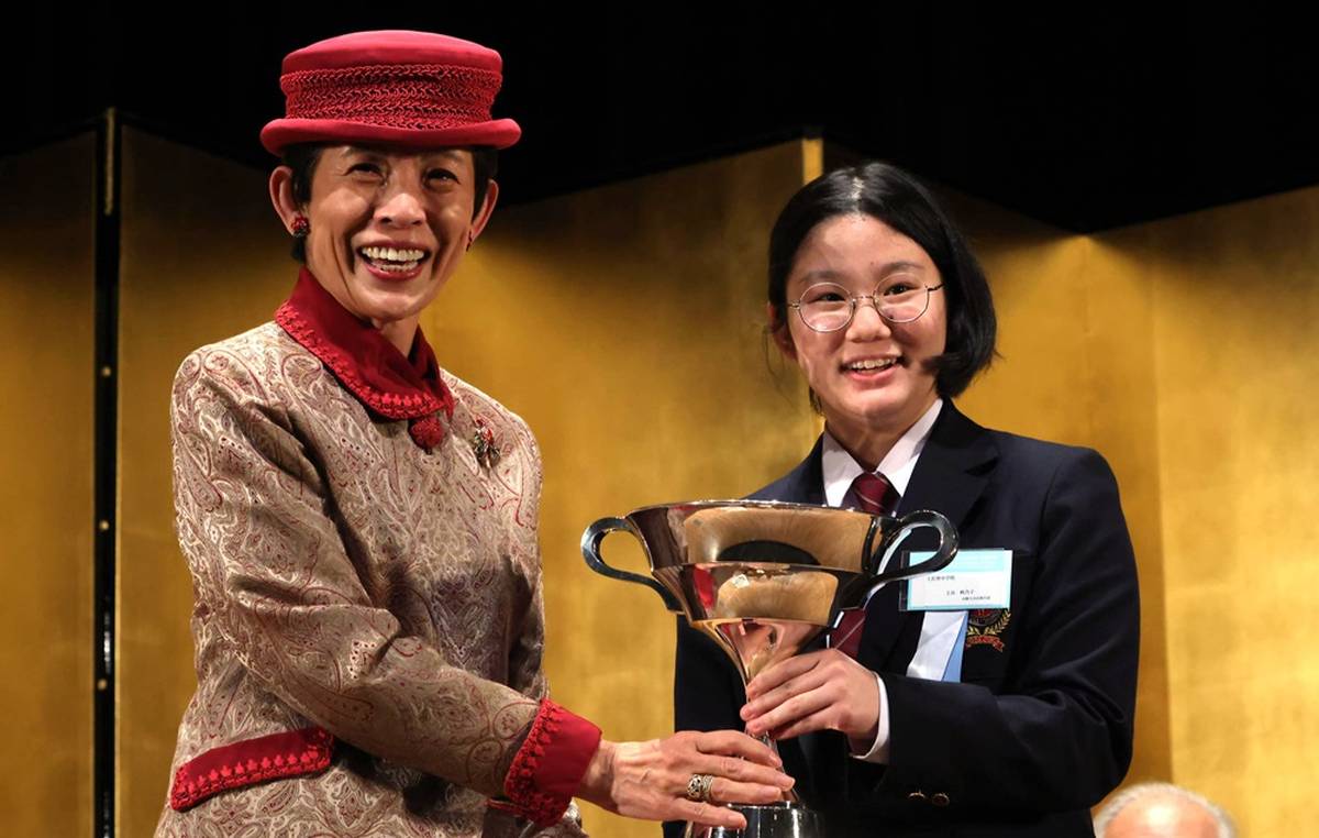 Prince Takamado Oratorical Contest Held in Tokyo; Top Prize Goes to Kochi Student for Speech on the Importance of Animals
