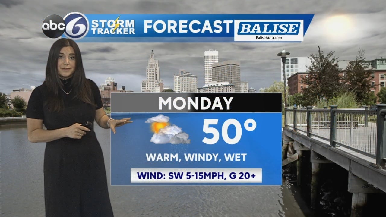 Rain and wind for Southern New England