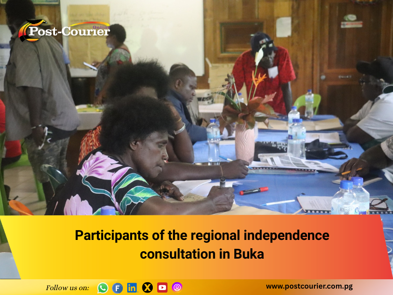Regional workshops present findings on Bougainville’s Independence readiness benchmarks