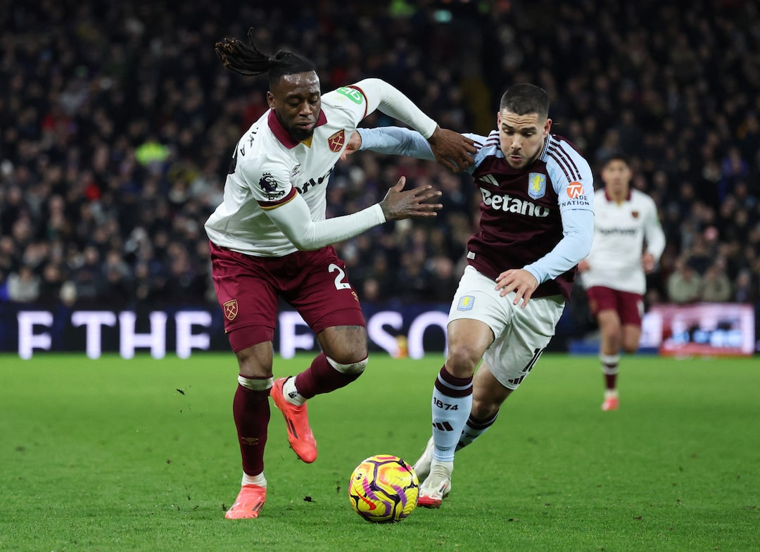 Rogers brace powers Aston Villa to 3-2 comeback win at West Ham
