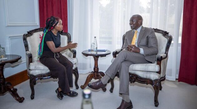 Ruto awards Truphena Muthoni HSC after tree hugging feat