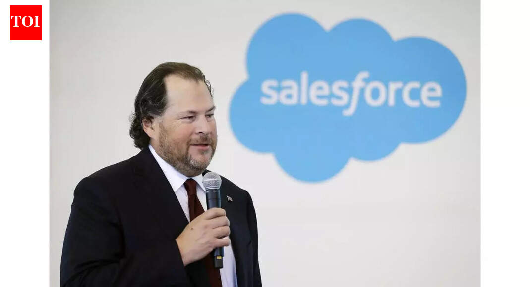 Salesforce CEO Marc Benioff comforts investors as AI jitters wipe away more than $100 billion in shareholder wealth; says: We all know that ...