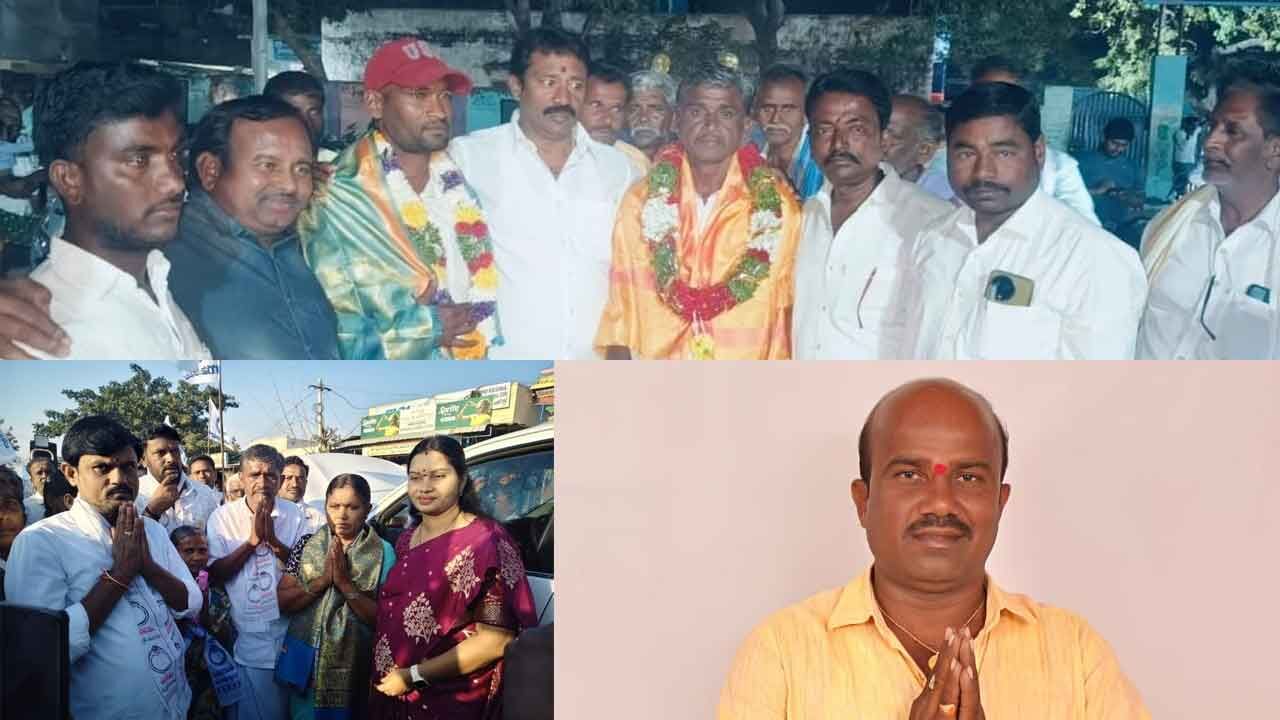 Sarpanch and Ward Member Victors Felicitated in Jogulamba Gadwal District