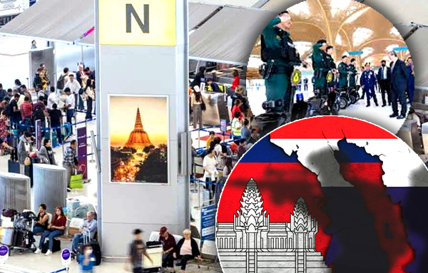 Spat between Thai and Cambodian airports as flight connections remain open but passenger numbers fall