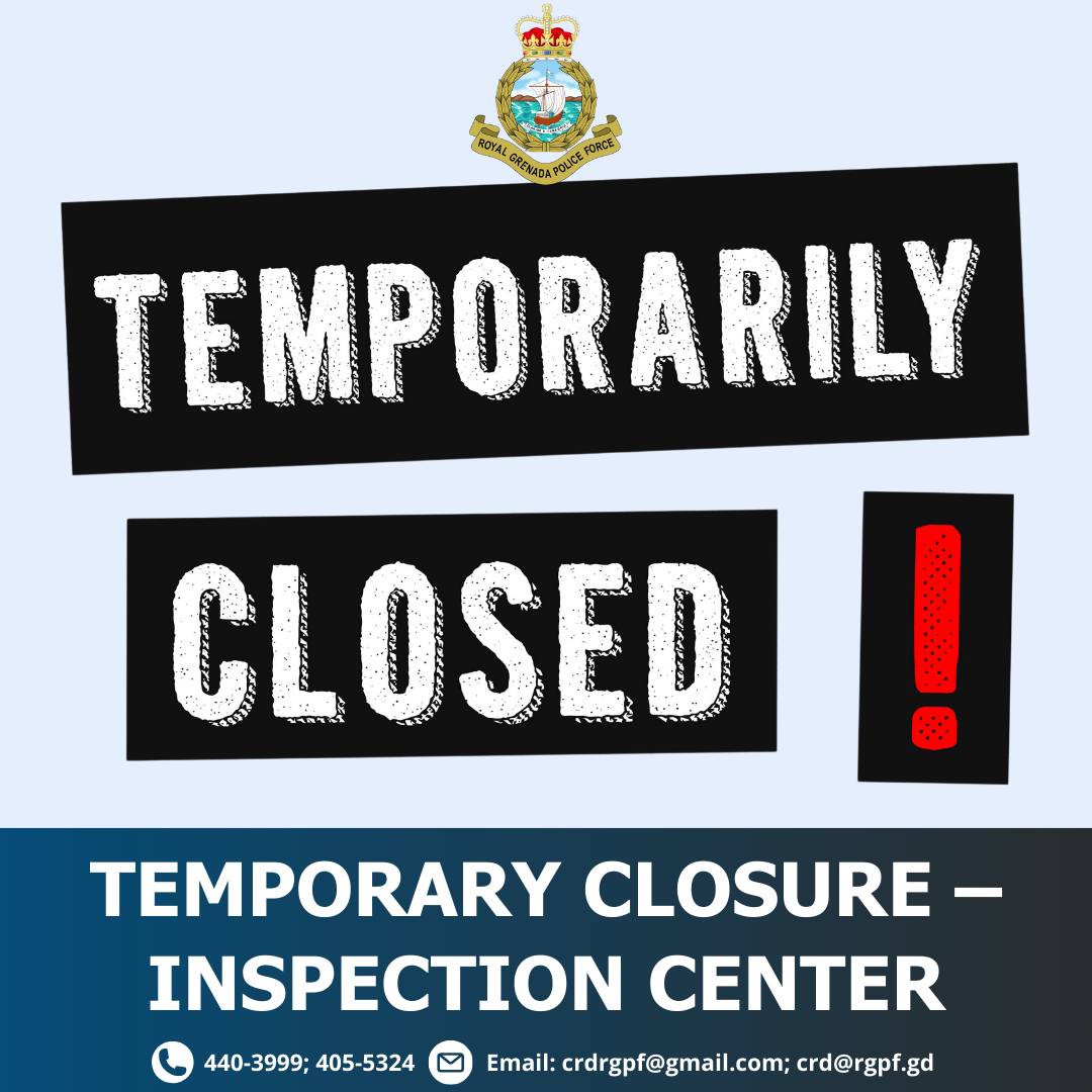 Temporary closure: Licensing and Inspection centre, Dusty Highway