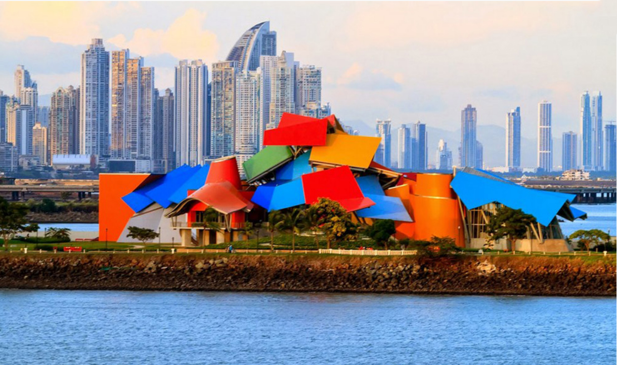 The Biomuseum Structure in Panama by the Late Frank Gehry