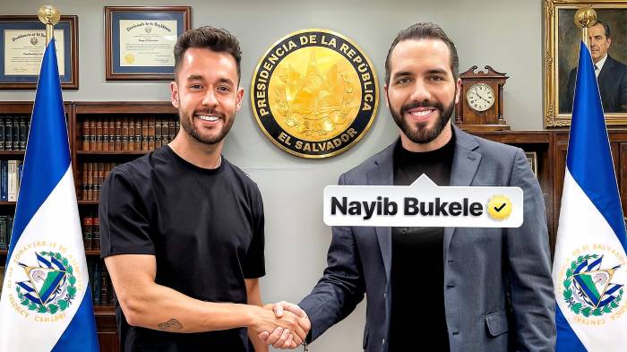 The President of El Salvador Nayib Bukele Admits he Dreams of Remaining in the Presidency for Another Decade