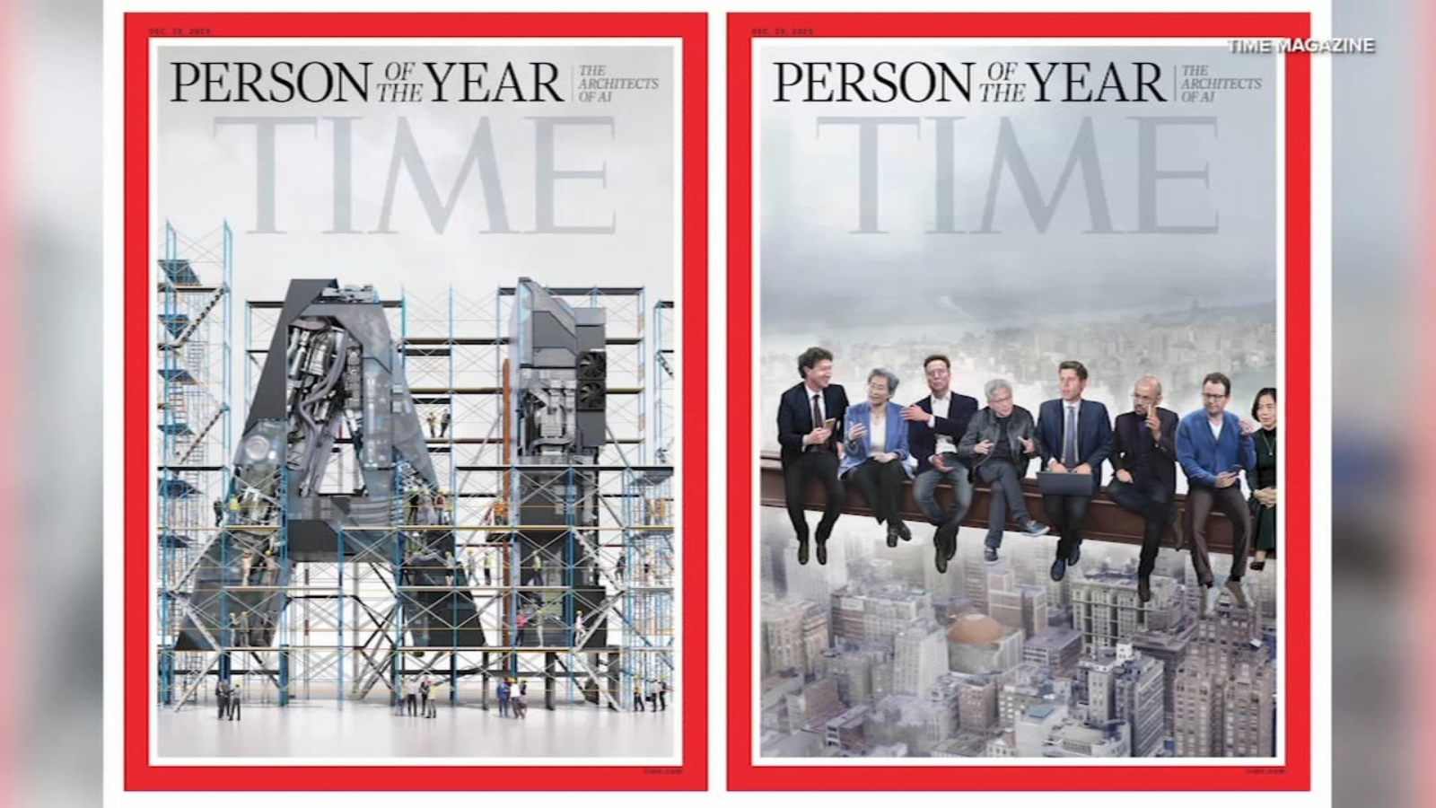 Time magazine names 'Architects of AI' as its person of the year for 2025