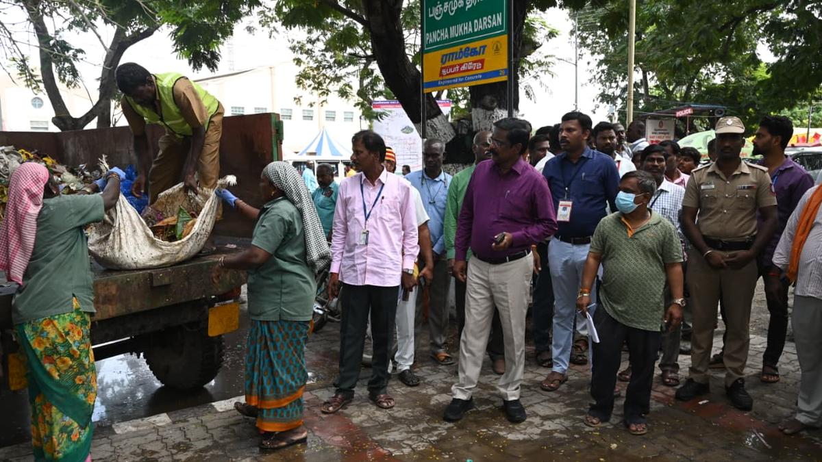 Tonnes of solid waste generated on Maha Deepam day removed during clean-up drive