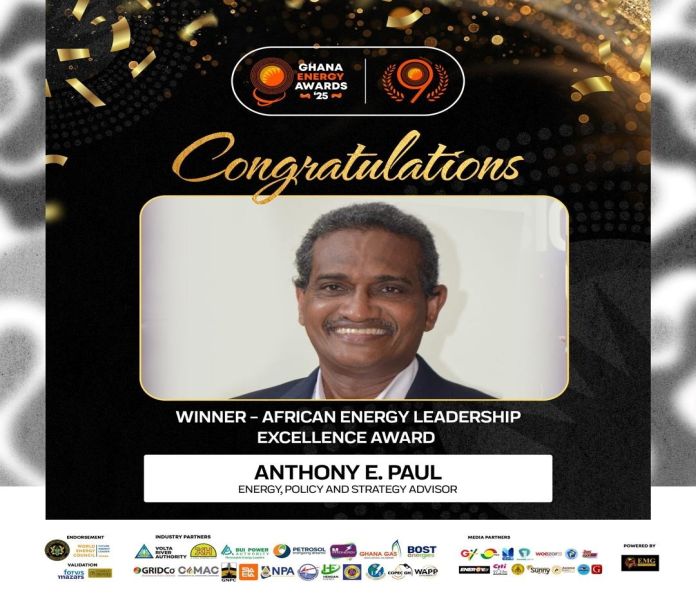Trinidadian wins the African Energy Leadership Excellence Award