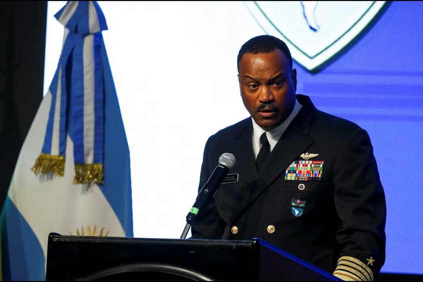 US Navy admiral makes early exit