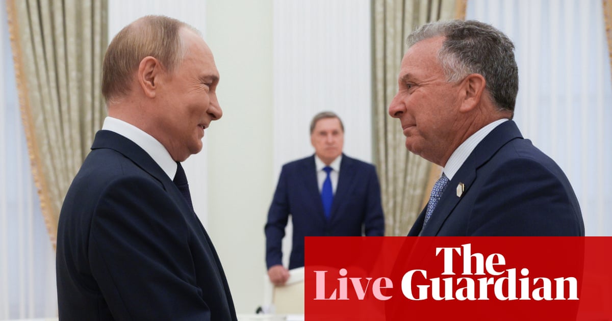 Ukraine war live: Trump envoy Steve Witkoff set to meet Vladimir Putin in Moscow amid US push for peace deal | Russia