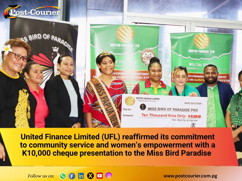 United Finance support Miss Bird of Paradise