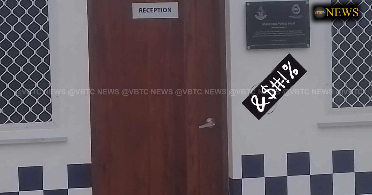 Vandalism Reported at Newly Opened Malapoa Police Post