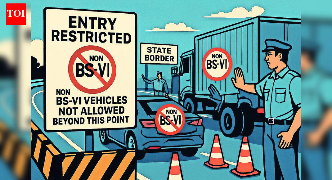 Vehicle ban chaos: Delhi restricts non-BS VI entry; commuters, residents slam abrupt move; metro faces extra pressure | Gurgaon News