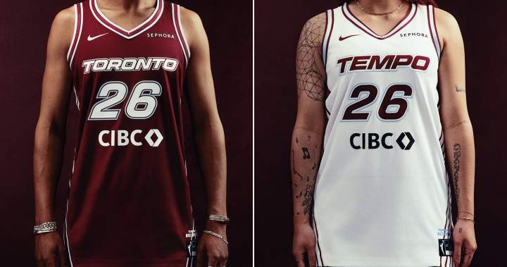 WNBA’s Toronto Tempo unveil uniforms for inaugural season