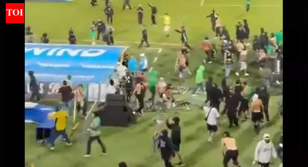 Watch: Violence erupts after Colombia Cup final - 59 injured, trophy ceremony cancelled in Medellin chaos | Football News