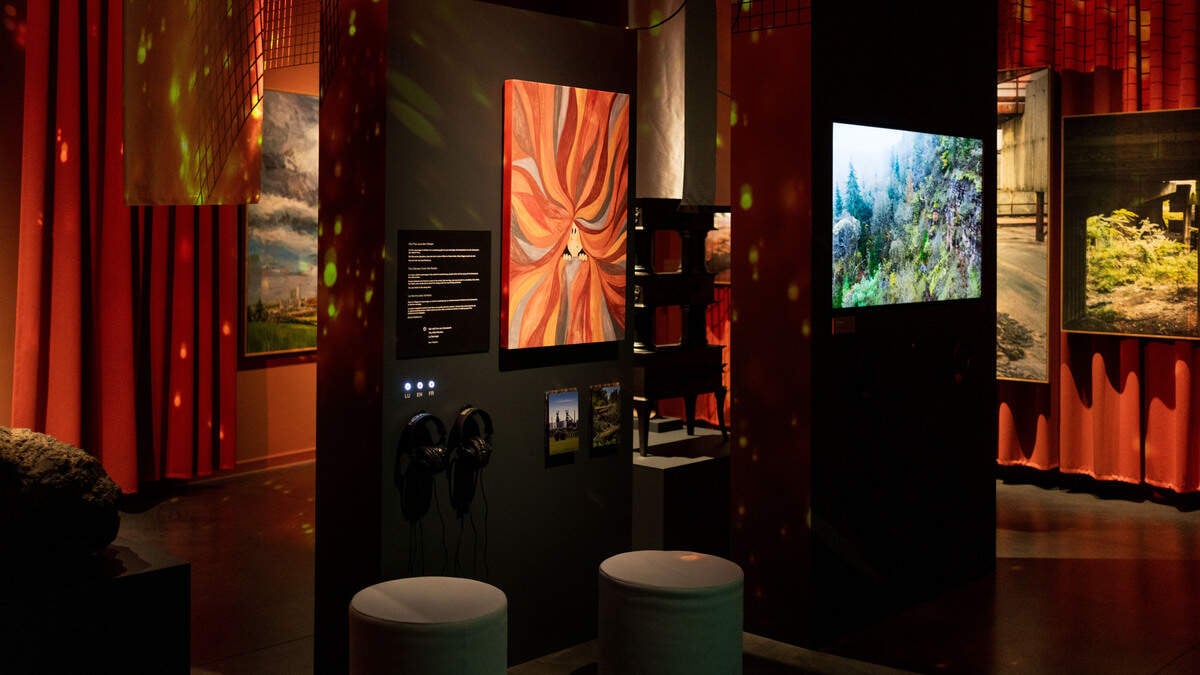 The land in motion exhibition at the national museum in Luxembourg City
