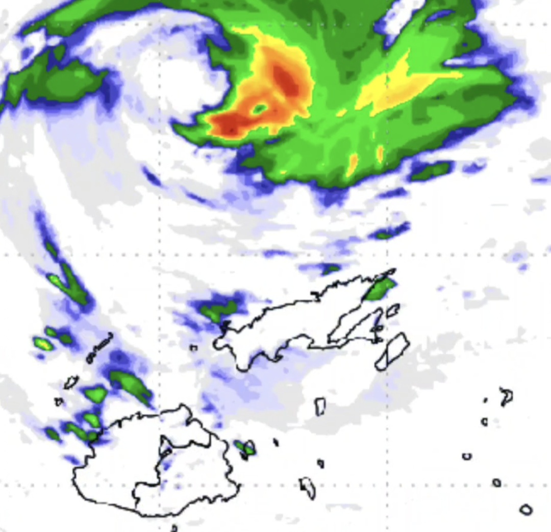 Winds to reach 70km/ph over Northern Fiji as TD03F nears