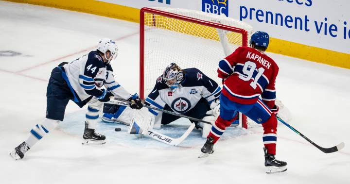 Winnipeg Jets end road trip with 3-2 shootout loss in Montreal - Winnipeg