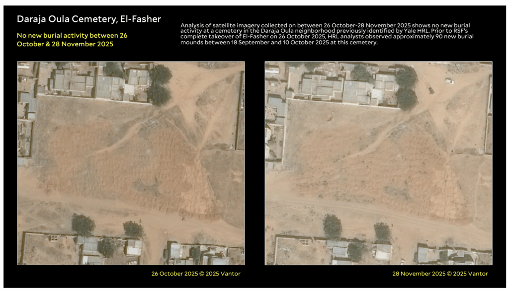 Yale lab ‘confirms RSF mass killings and cover-up in El Fasher’