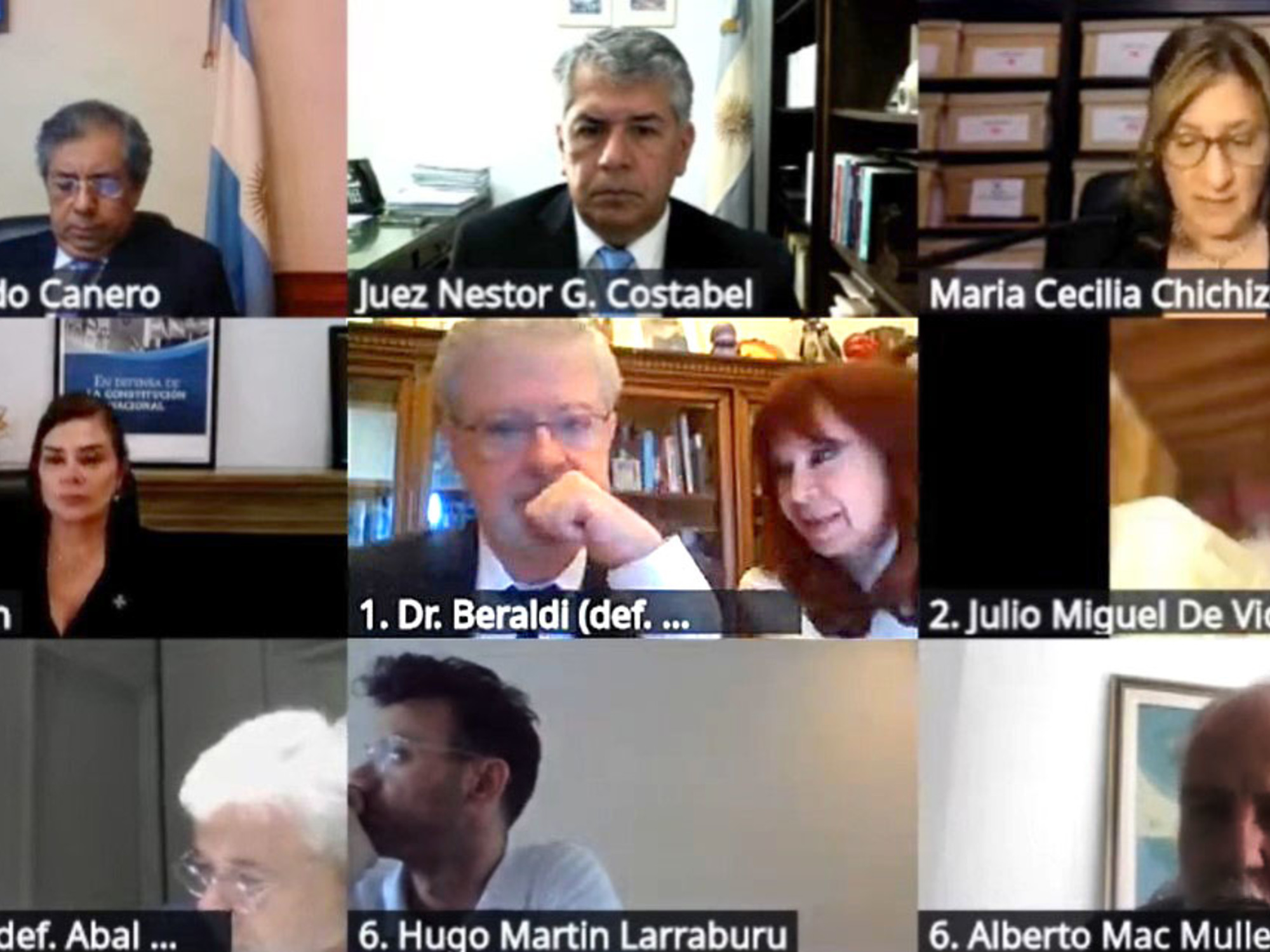 se realiza la décima audiencia, con Cristina Kirchner y exfuncionarios entre los acusados