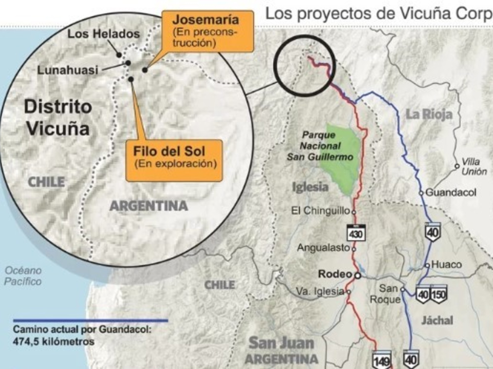 un mega proyecto de cobre en San Juan