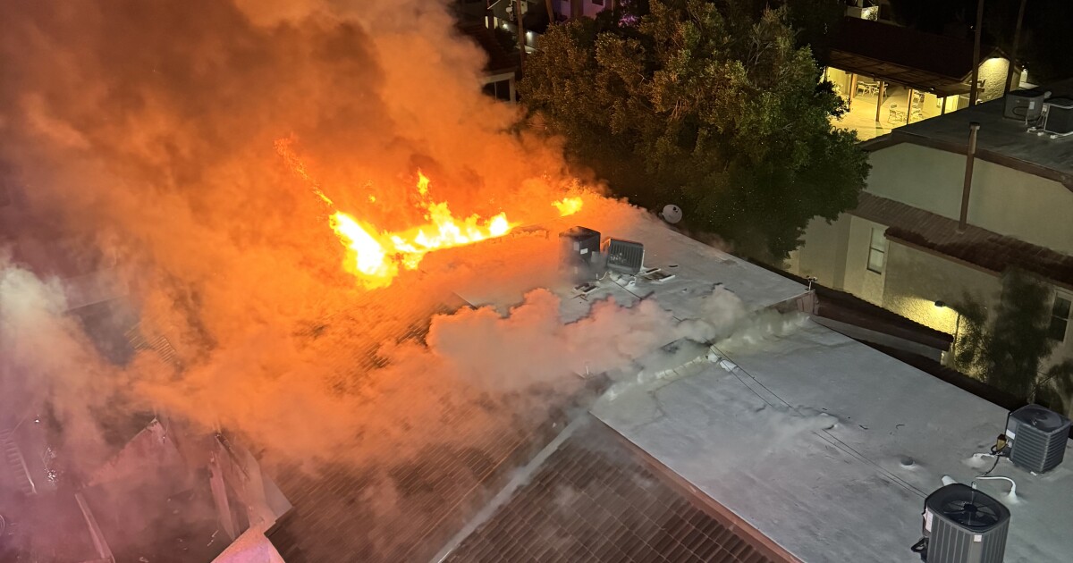 3rd alarm fire leaves 6 hospitalized near Dobson and Baseline rds