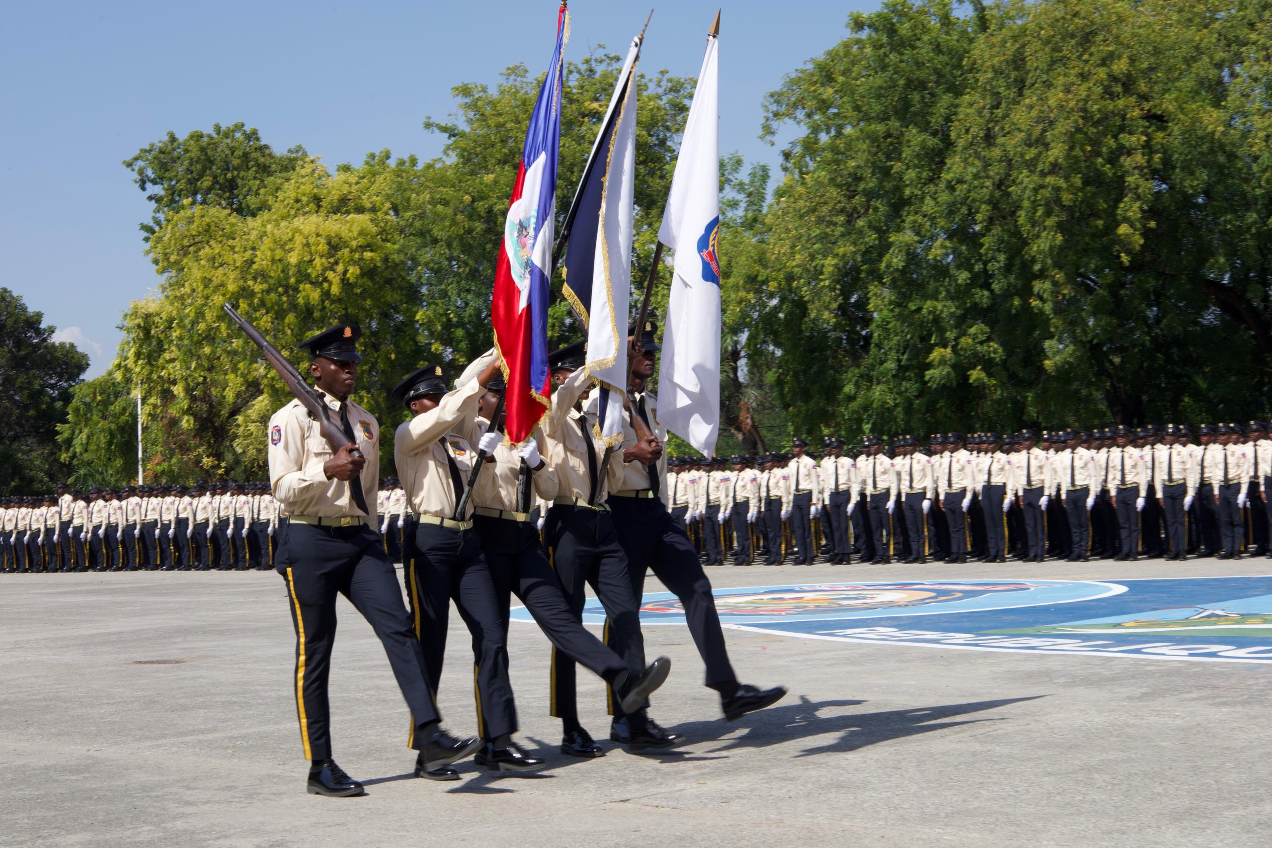 877 officers join the Haitian National Police with a mission to combat gang violence