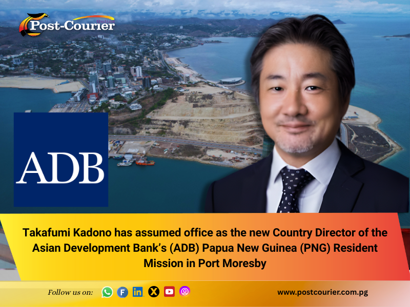 ADB appoints Takafumi Kadono as new Papua New Guinea Country Director
