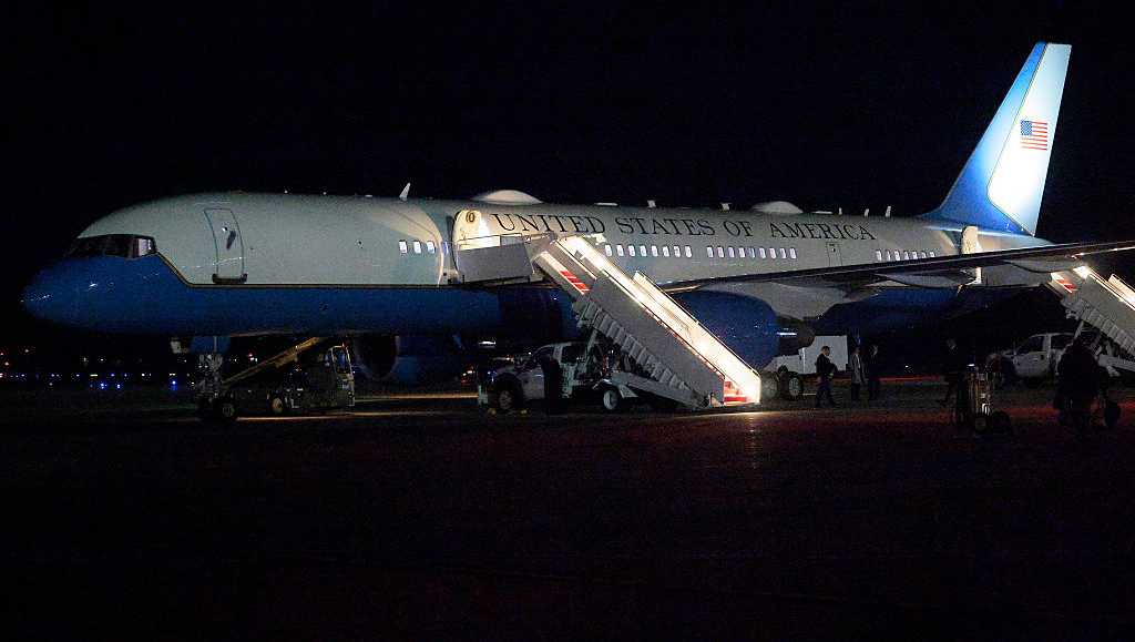 Air Force One returns to Washington area due to minor electrical issue