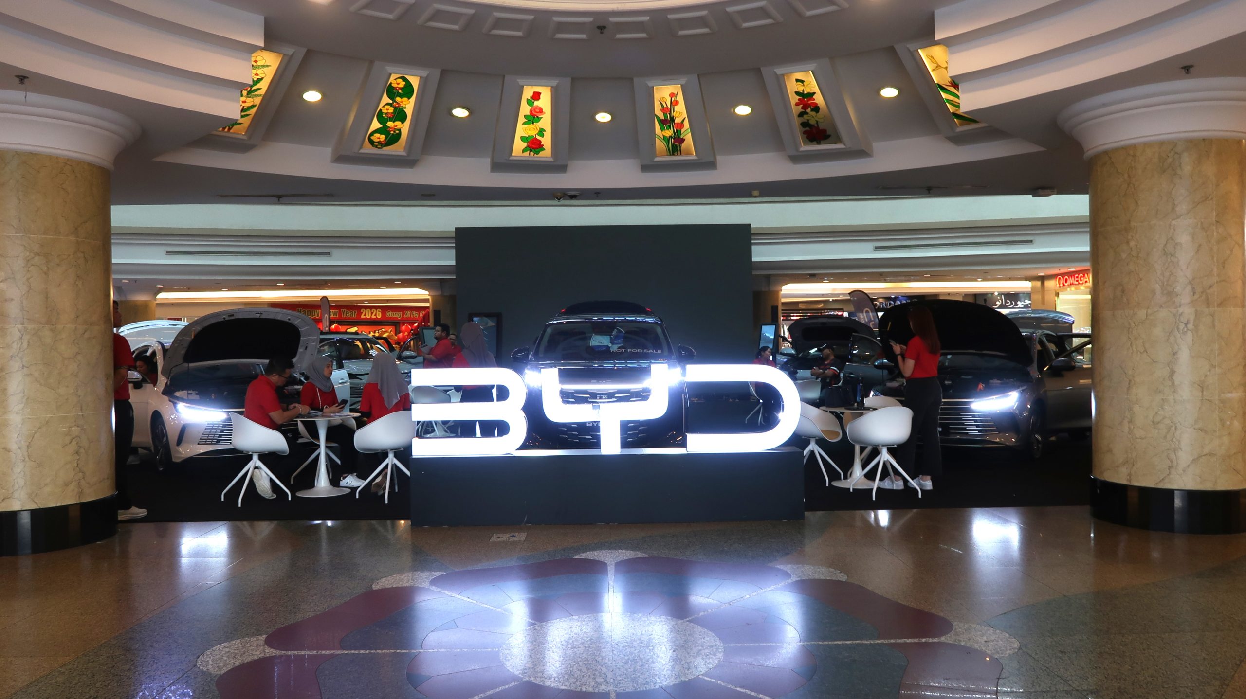 BYD Brunei kicks off roadshow at The Mall Gadong