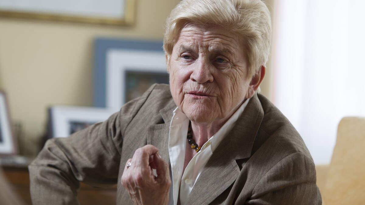 Colette Flesch, seen during an interview in 2014