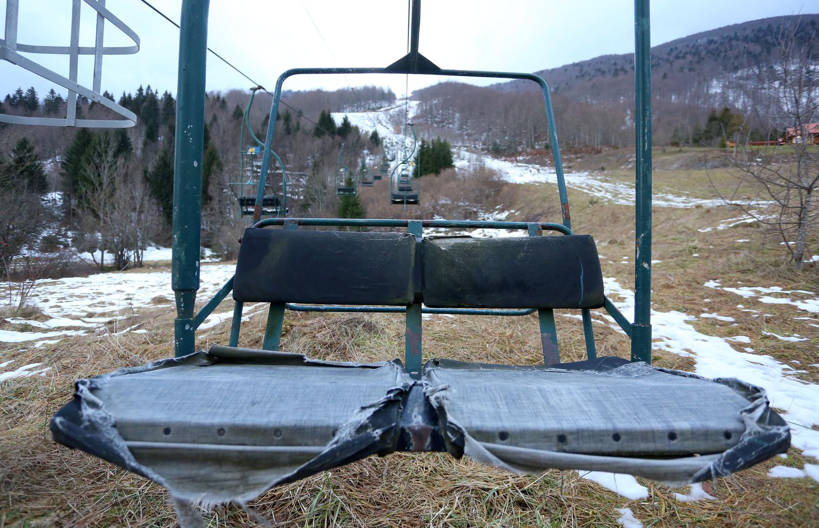 croatia's former skiing paradise