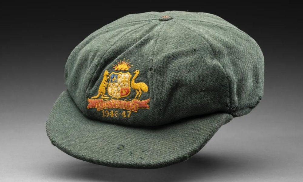 Don Bradman baggy green sold for AU$460,000