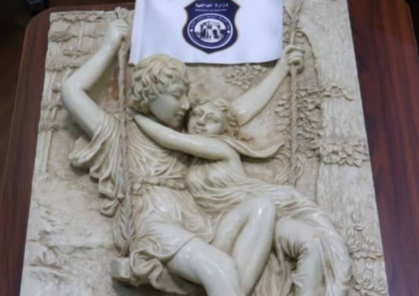 Foiling an Attempt to Smuggle an Archaeological Piece in the City of Tarhuna