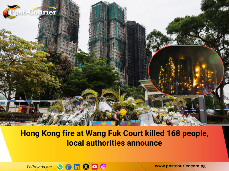 Hong Kong fire at Wang Fuk Court killed 168 people, local authorities announce