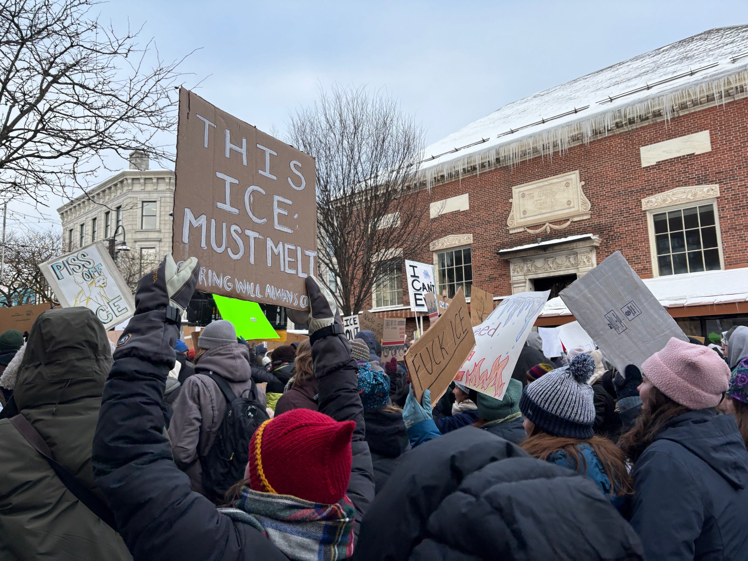 'ICE Out' Rally Draws Huge Crowd in Burlington