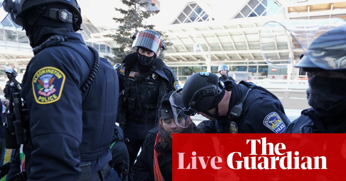 ICE protests: 100 clergy members arrested at Minneapolis airport amid ...