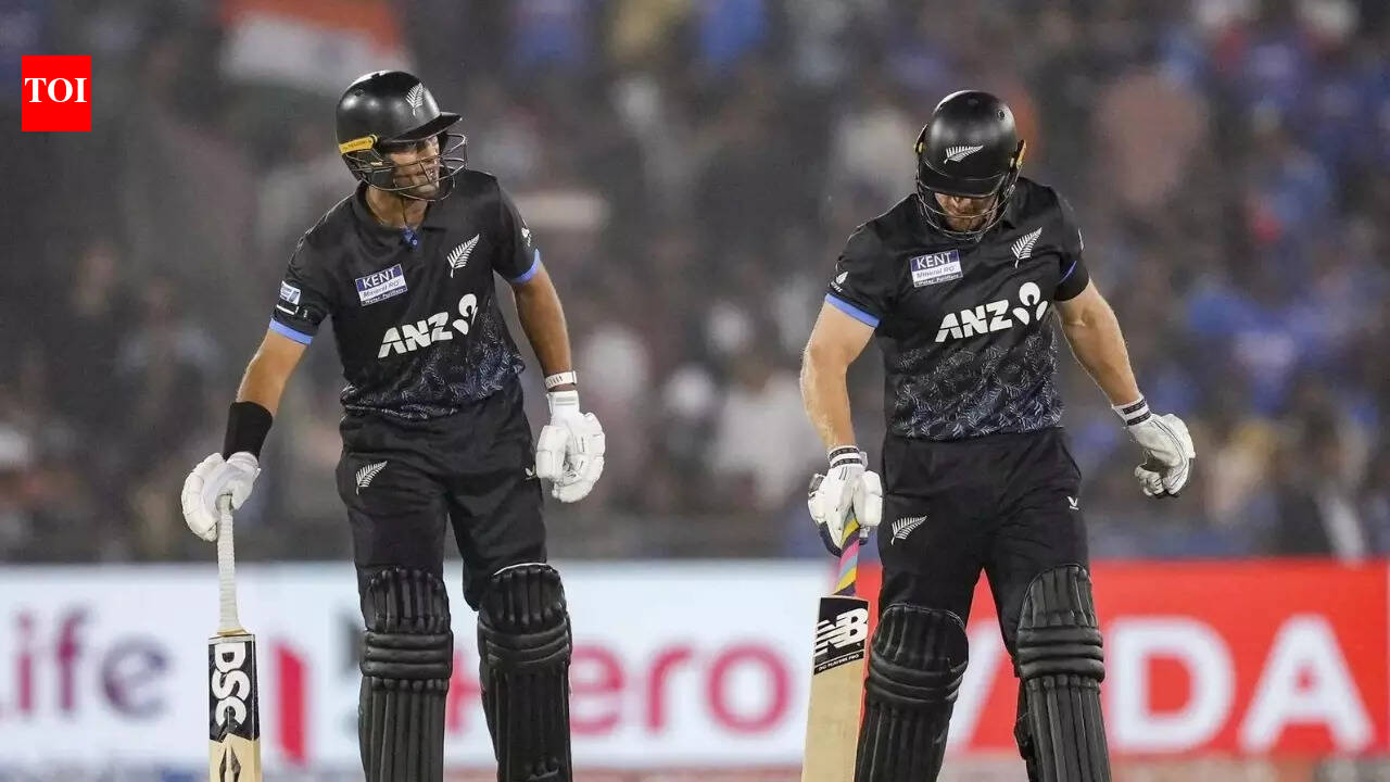 IND vs NZ: New Zealand players wear black armbands in Raipur T20I; here's why | Cricket News