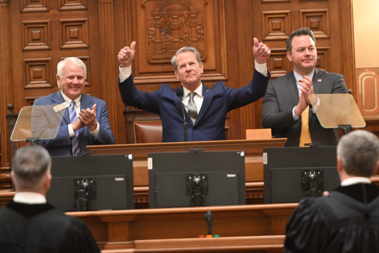 Kemp urges faster tax cuts, rebates, and scholarship boosts in final address