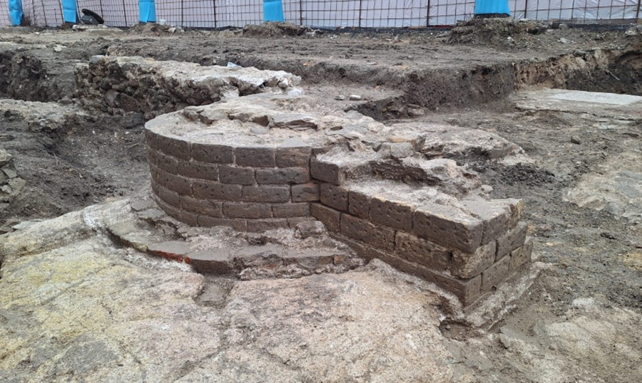 Excavation of the basilica of Vitruvius in Fano. Image credit: Italian Ministry of Culture