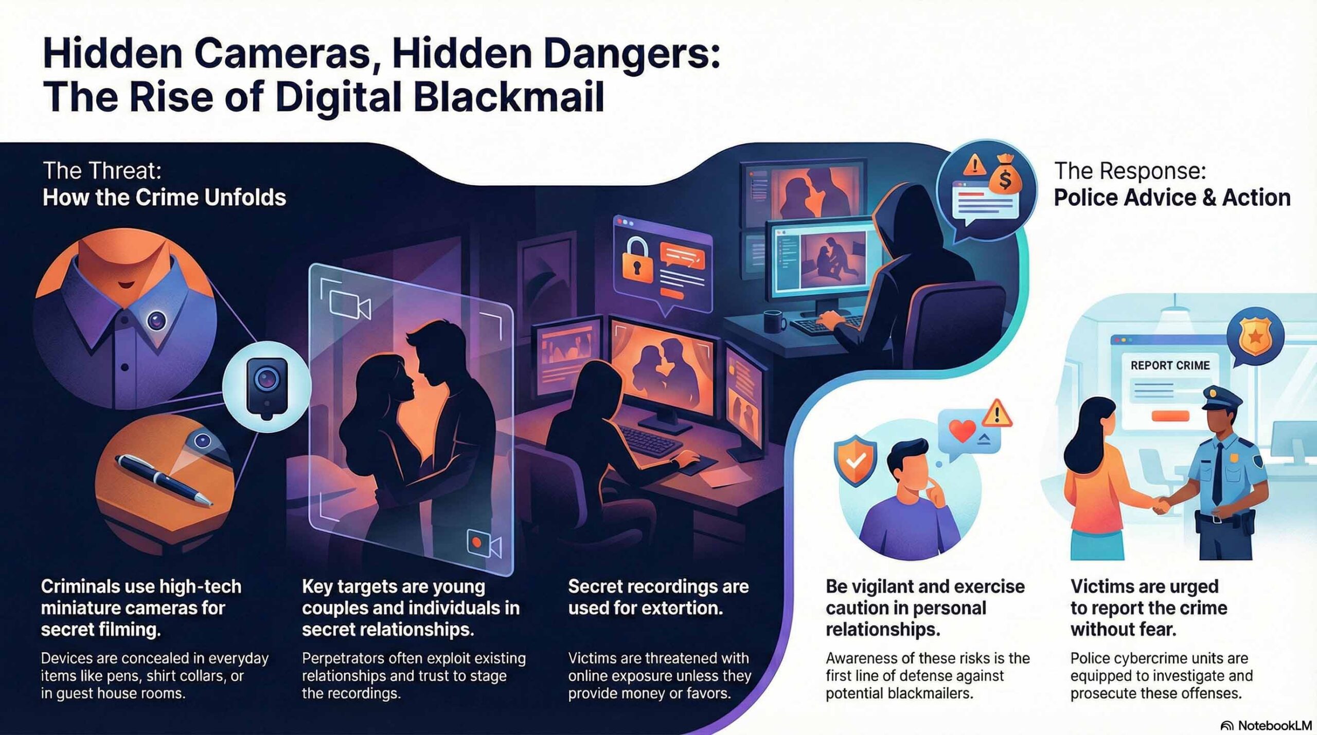 Police Warn of Rising Blackmail Cases Involving Secretly Filmed Intimate Videos