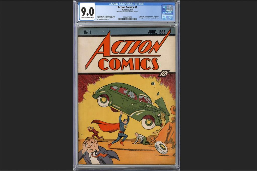 Rare copy of the comic book that introduced the world to Superman sells for $15 million
