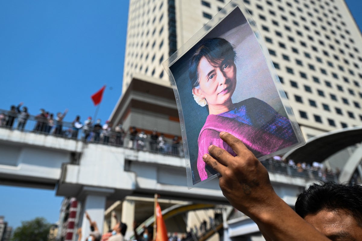 Renewed calls for Aung San Suu Kyi to be released after she completes 20 years ‘buried alive’ in Myanmar detention