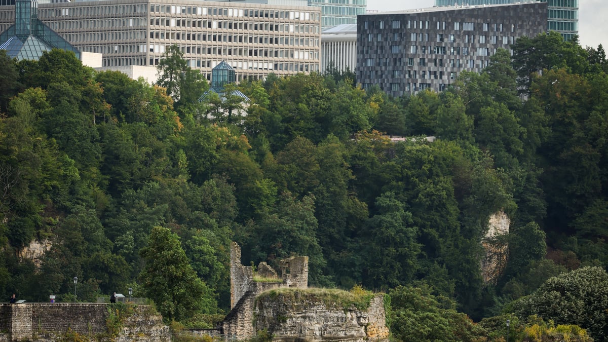 Luxembourg City financial district, Kirchberg.